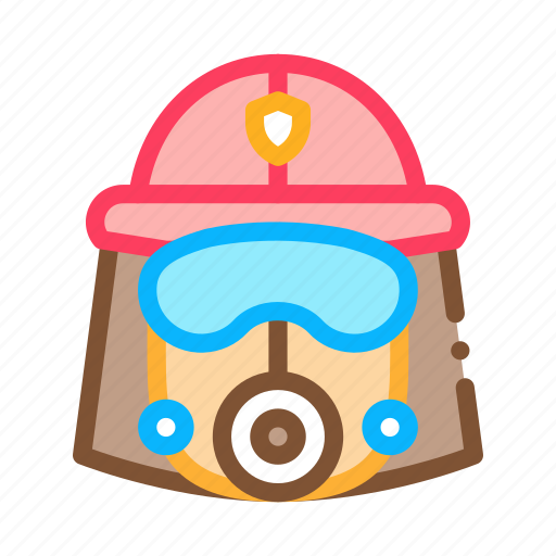 Firefighter, glasses, helmet, mask icon - Download on Iconfinder