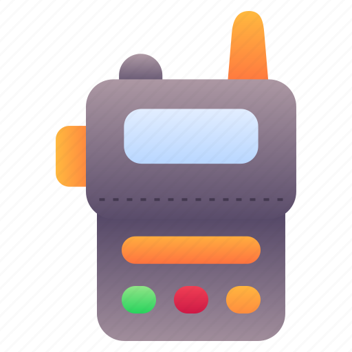 Walkie, talkie, frequency, electronic, conversation icon - Download on Iconfinder