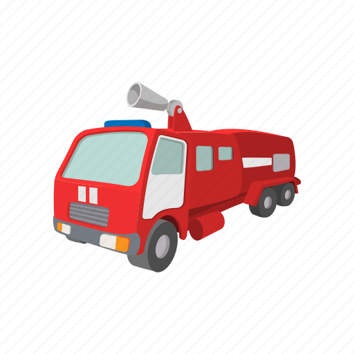 Car, cartoon, emergency, engine, fire, truck, vehicle icon - Download on Iconfinder