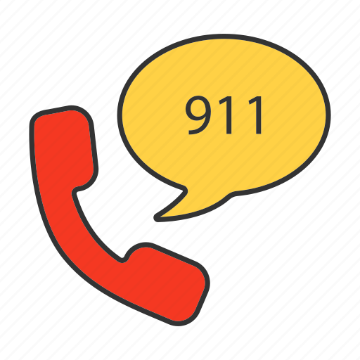 Call, emergency, firefighter, handset, help, phone, police icon - Download on Iconfinder
