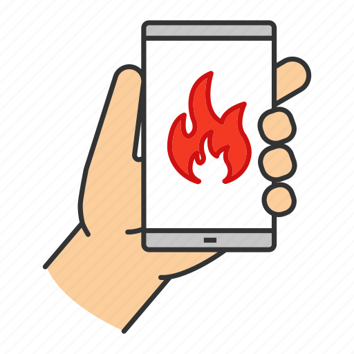Call, emergency, fire, firefighting, help, phone, smartphone icon - Download on Iconfinder