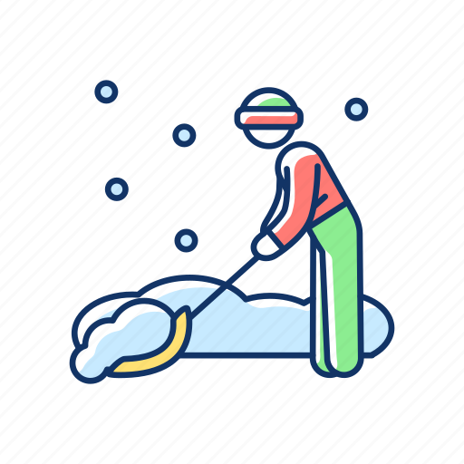 Winter, snow, snowfall, cleaning icon - Download on Iconfinder
