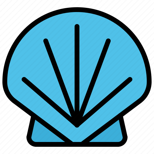 Scallop, sea, ocean, nature icon - Download on Iconfinder