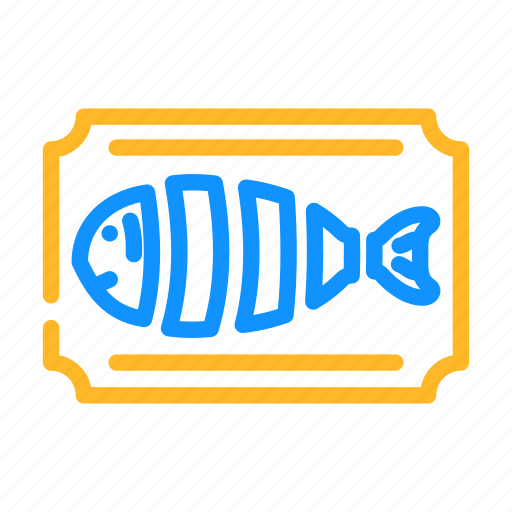 Cut, fish, market, product, sea, showcase icon - Download on Iconfinder