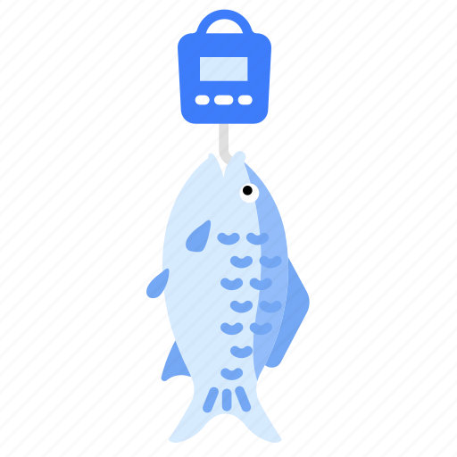 Fish, scale, weigh, weight, fishery, market, fishing icon - Download on Iconfinder