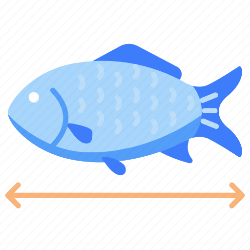 Fisheries, fish, size, sizing, fishermen, seafood, growth icon - Download on Iconfinder