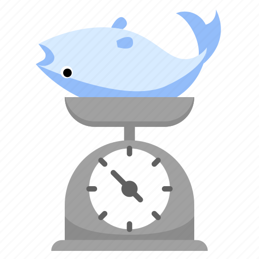 Scales, fish, weighting, weigh, fishing, market icon - Download on Iconfinder