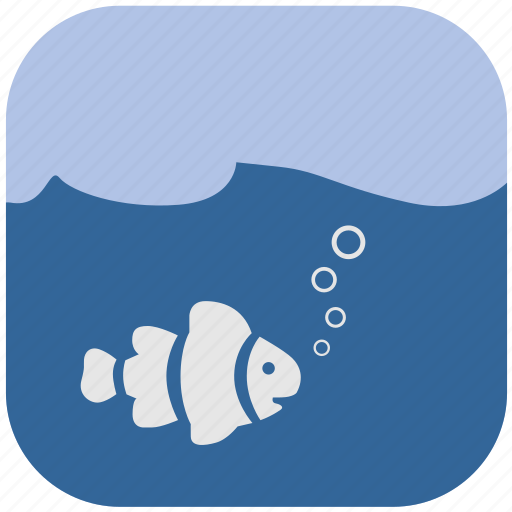 Fish, ocean, sea, under, water icon - Download on Iconfinder