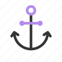 anchor, boat, fishing, hook, mariner, sailor, ship 
