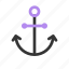anchor, boat, fishing, hook, mariner, sailor, ship 