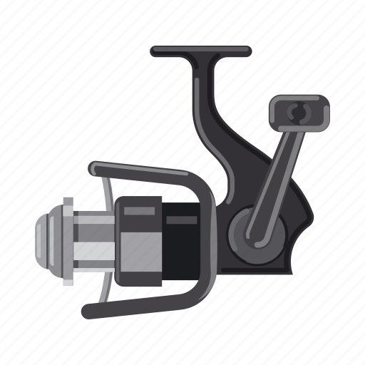 Accessory, attribute, equipment. fishing, fishing line, reel, tackle icon - Download on Iconfinder