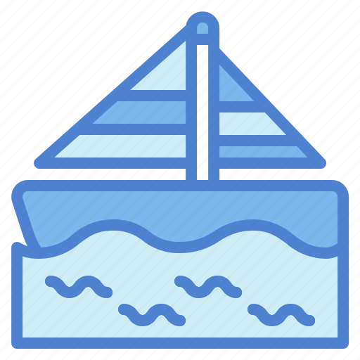Boat, sailboat, transport, travel icon - Download on Iconfinder