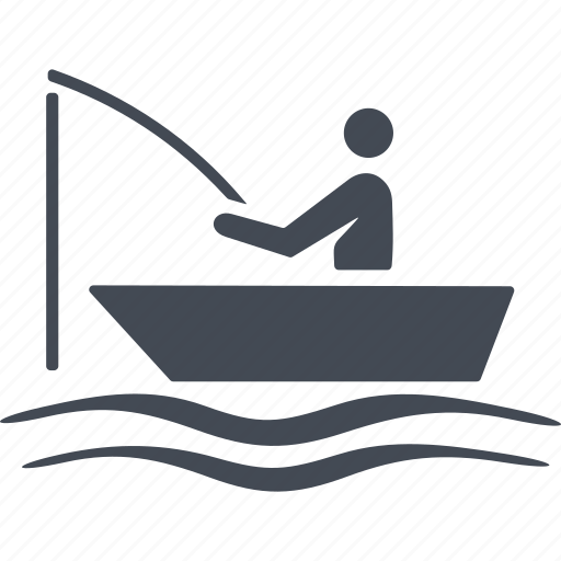 Fishing, sea, boat, fisherman icon - Download on Iconfinder