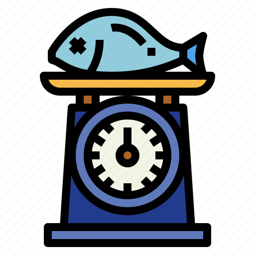 Balance, fish, scale, weight icon - Download on Iconfinder
