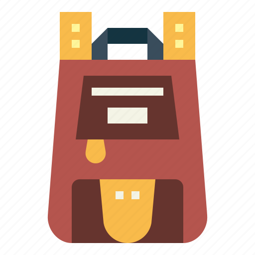 Backpack, bag, fishing, haversack, knapsack icon - Download on Iconfinder