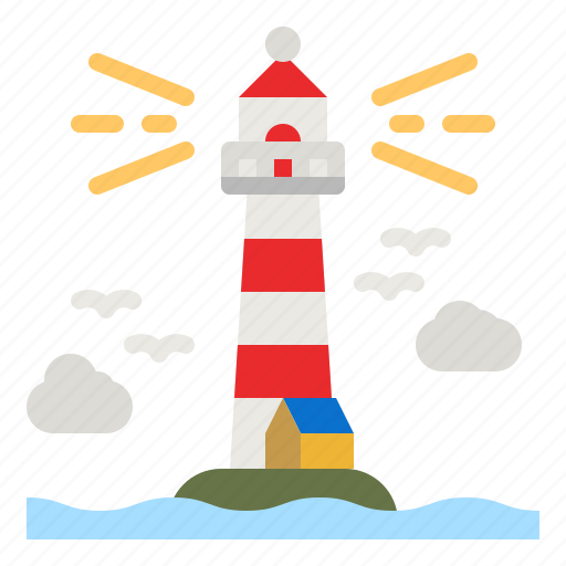 Lighthouse, tower, signaling, guide, sea icon - Download on Iconfinder