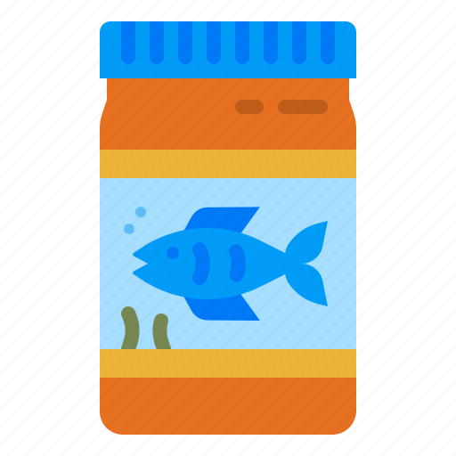 Pet, food, fish, feed, bottle icon - Download on Iconfinder