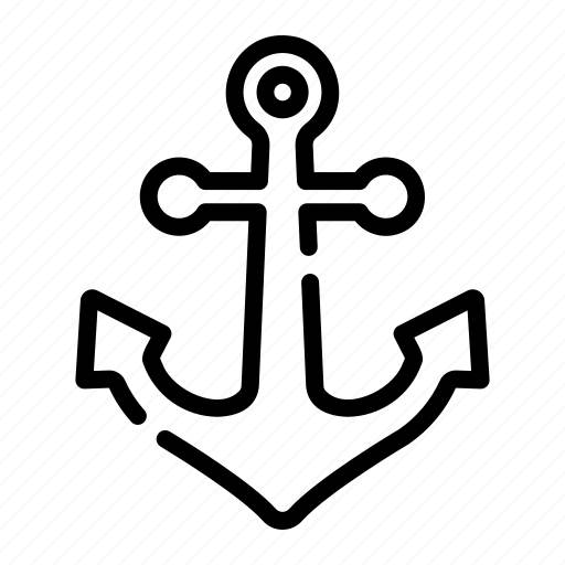 Anchor, tool, shape, symbol, sign, navigation, marine icon - Download on Iconfinder