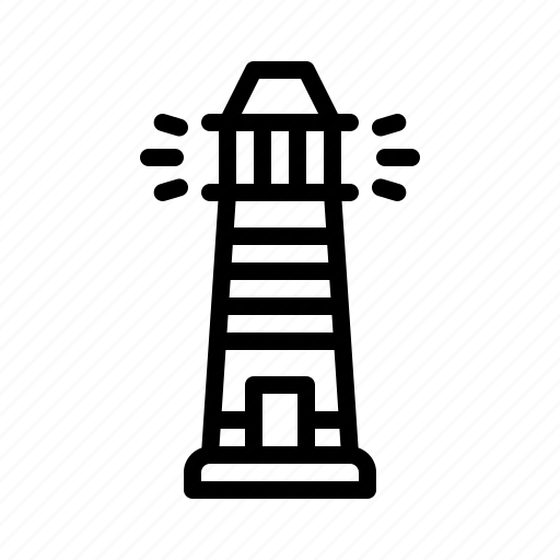 Lighthouse, sea, light, buildings, tower, guide, signaling icon - Download on Iconfinder