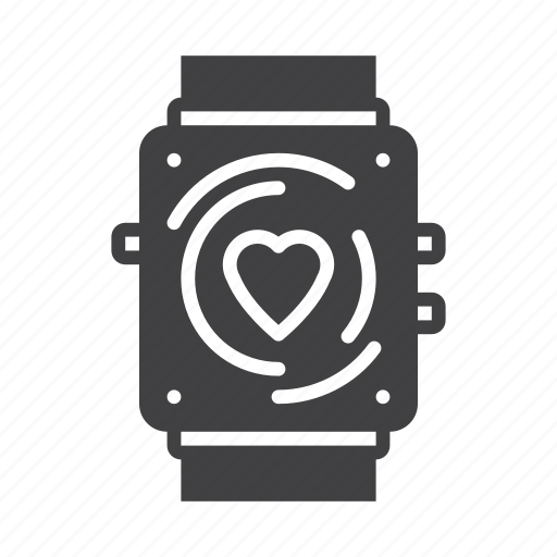 Fitness, heart, smartwatch, tracker icon - Download on Iconfinder