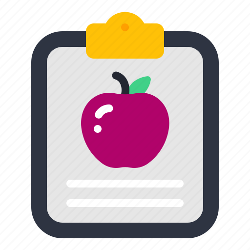 Diet, plan, apple, nutrition, healthy, strategic, fitness icon - Download on Iconfinder