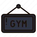 gym, gymnasium, lifestyle, sport, hanging, training, sign