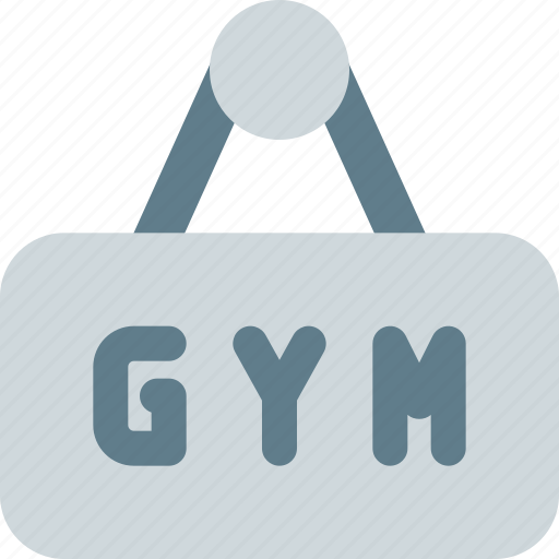 Gym, sign, workout, fitness icon - Download on Iconfinder