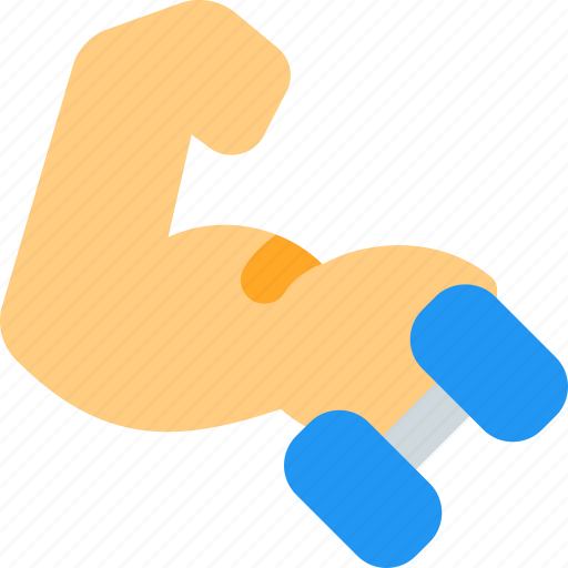 Muscle, dumbbell, fitness, body icon - Download on Iconfinder