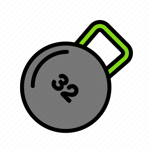 Fitness, gym, round, sport, weight icon - Download on Iconfinder