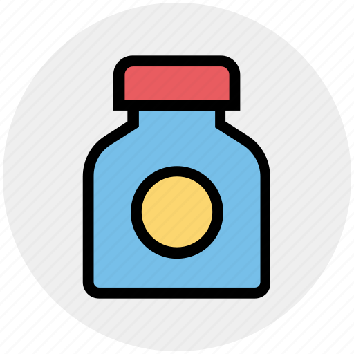 Bottle, capsule, drink, fitness, gym, medicine, pharmacy icon - Download on Iconfinder