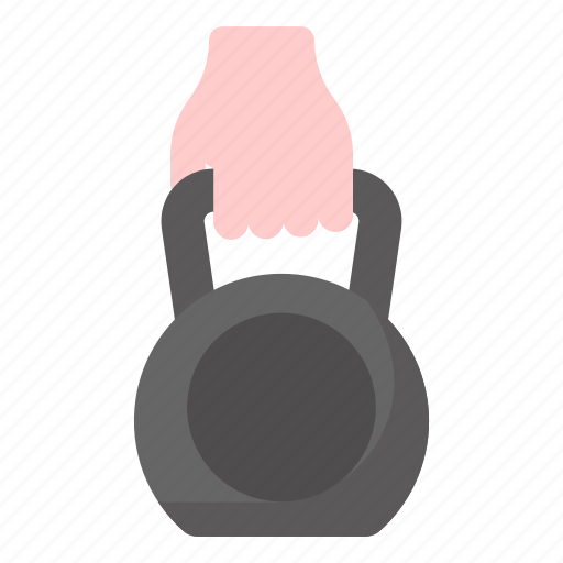 Gym weight, kettlebell, kettlebell exercise, kettlebell workout, fitness bell icon - Download on Iconfinder