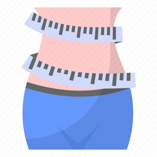 Measurement, waist measurement, body measurement, waistline, measuring tape icon - Download on Iconfinder
