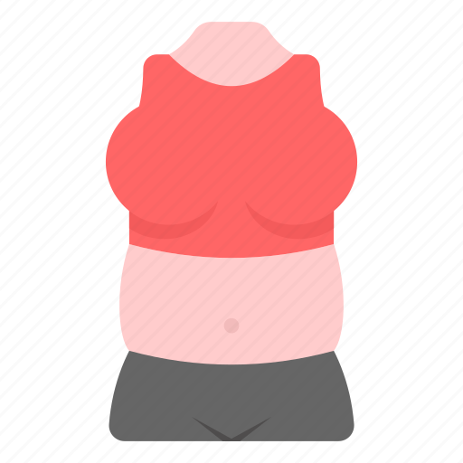 Fat gain, fatty, belly fat, calories gain, obesity icon - Download on Iconfinder