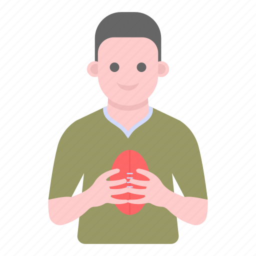 Sports man, rugby player, athlete, american football, sports person icon - Download on Iconfinder