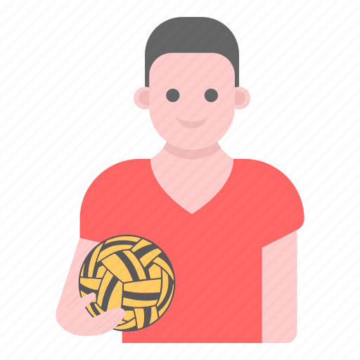 Sports man, volleyball player, athlete, basket player, soccer icon - Download on Iconfinder