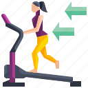 avatar, machine, people, running, treadmill, woman, workout