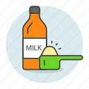 milk, powder form, bottle, beverage, artificial milk, supplements