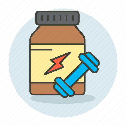 Gym, supplements, fitness, powder, healthcare, energetic protein icon - Download on Iconfinder