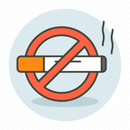 Prohibition, smoking, no, cigarette, stop smoking, caution, gym rules icon - Download on Iconfinder