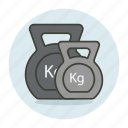 kettlebell, round, dumbbell, weight, fitness, exercise