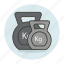 kettlebell, round, dumbbell, weight, fitness, exercise 