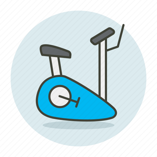 Stationary cycle, gym cycle, exercise, fitness, cycle icon - Download on Iconfinder
