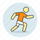 running, thigh exercise, transverse lunge, exercise, runner, man