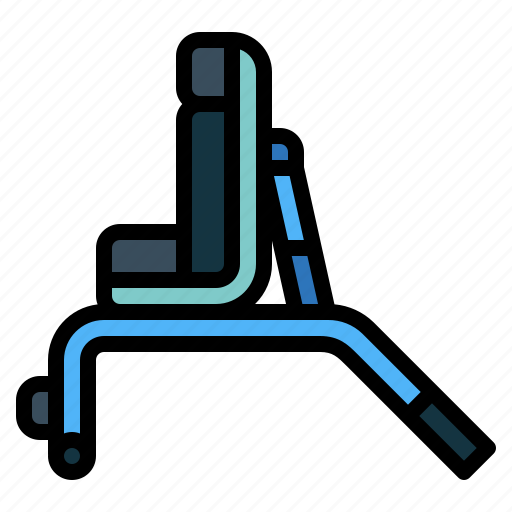 Adjustable, bench, exercise, gym, fitness, workout icon - Download on Iconfinder