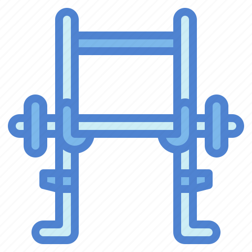 Half, rack, weight, training, exercise, gym, fitness icon - Download on Iconfinder
