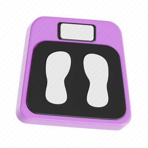 Weight scale, scale, weight, weighing-scale, measure, measurement, fitness 3D illustration - Download on Iconfinder