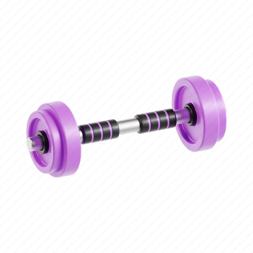 Barbell, gym, workout, weight, weightlifting, bodybuilding, fitness 3D illustration - Download on Iconfinder