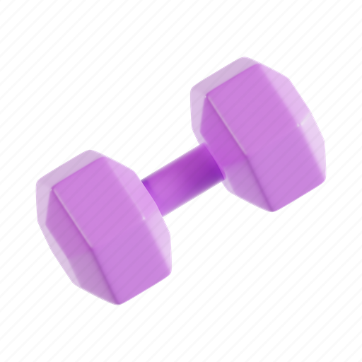 Dumbbell, gym, workout, weight, weightlifting, bodybuilding, fitness 3D illustration - Download on Iconfinder