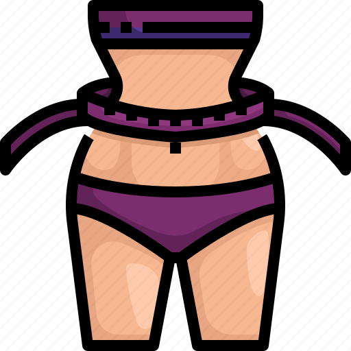Fat, human, loss, reduce, thin, waist, weight icon - Download on Iconfinder