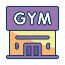 gym, fitness, workout, training, building, exercise
